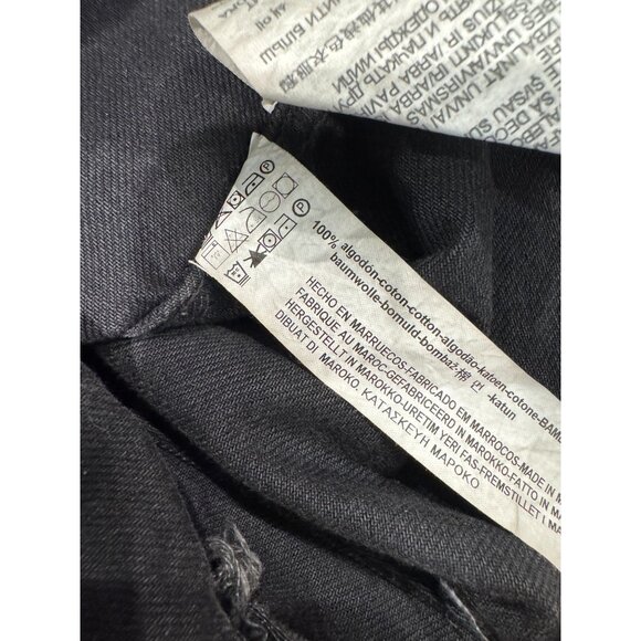 Zara Distressed Oversized Denim Jacket Size S - Picture 5 of 5